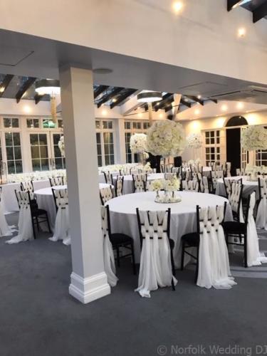 Newmarket Wedding 2019 - Uplighting Before and After - Norfolk Wedding DJ 